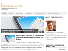 Tablet Screenshot of e-businessonline.com